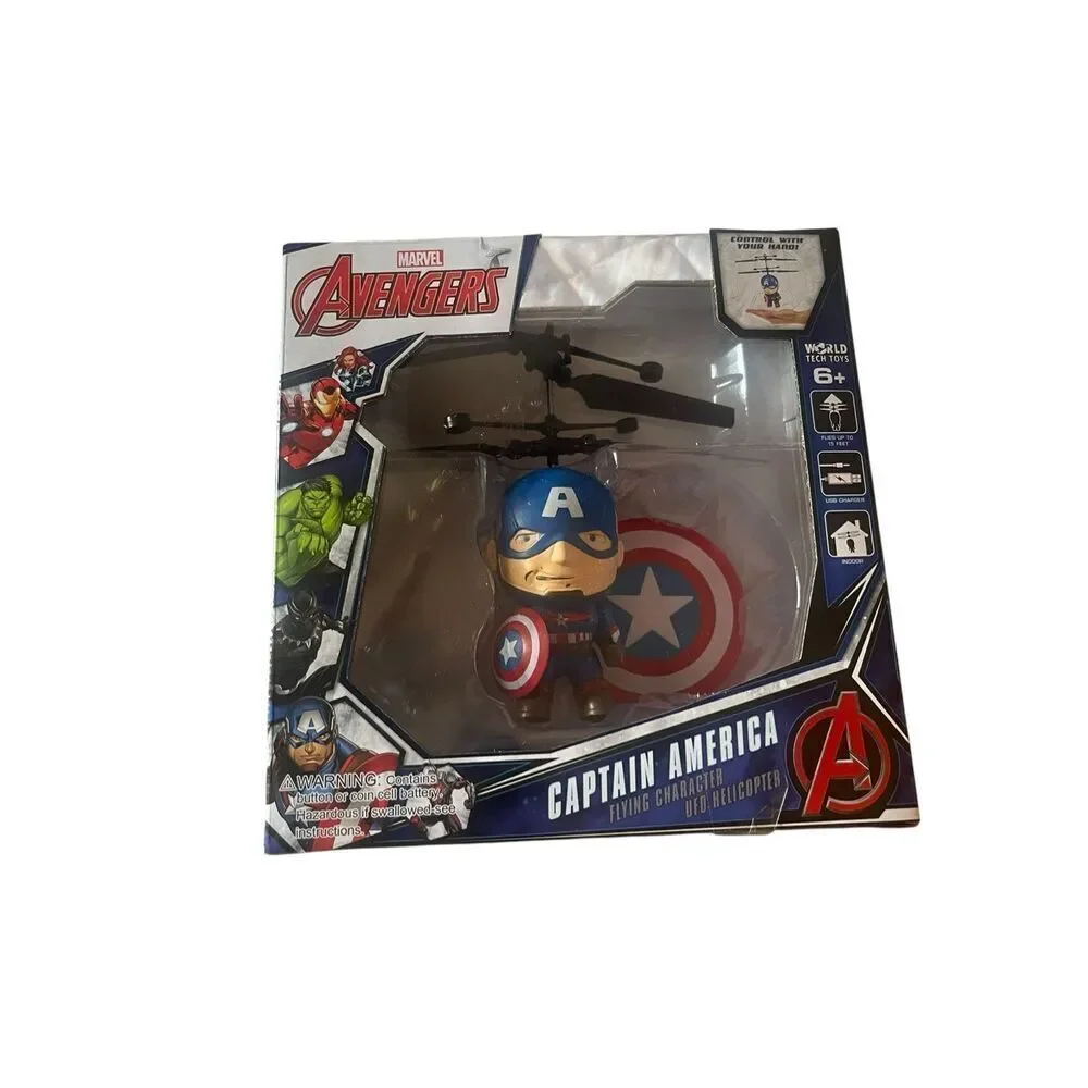 New World Tech Toys Marvel Avengers Captain America Flying Character